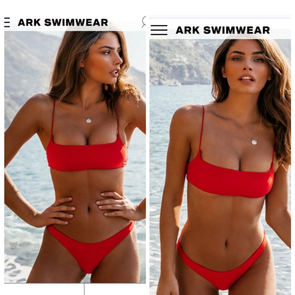 Ark Swimwear Women's Navy Blue Bikini Set